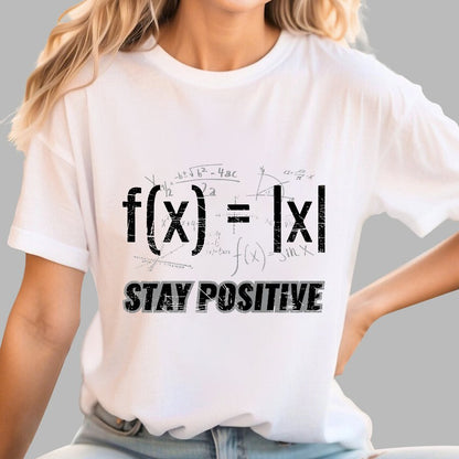 Stay Positive Avoid Negativity Geeky T-Shirt