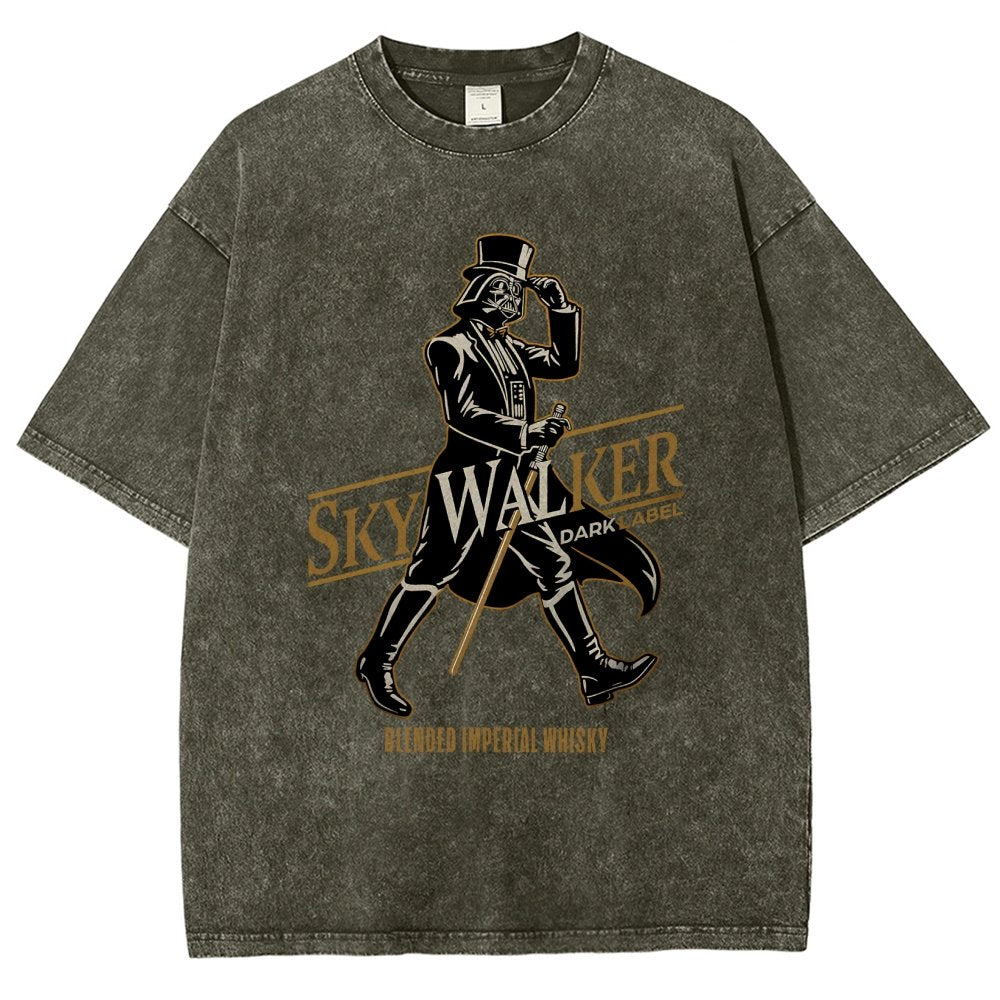 Keep Sky Walking Vintage Distressed T-shirt