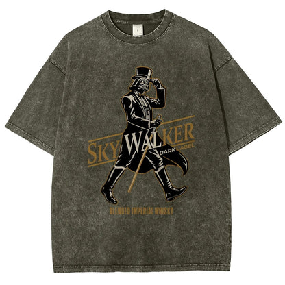 Keep Sky Walking Vintage Distressed T-shirt