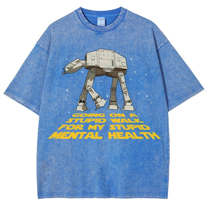 Galactic Wander Vintage Distressed T-shirt