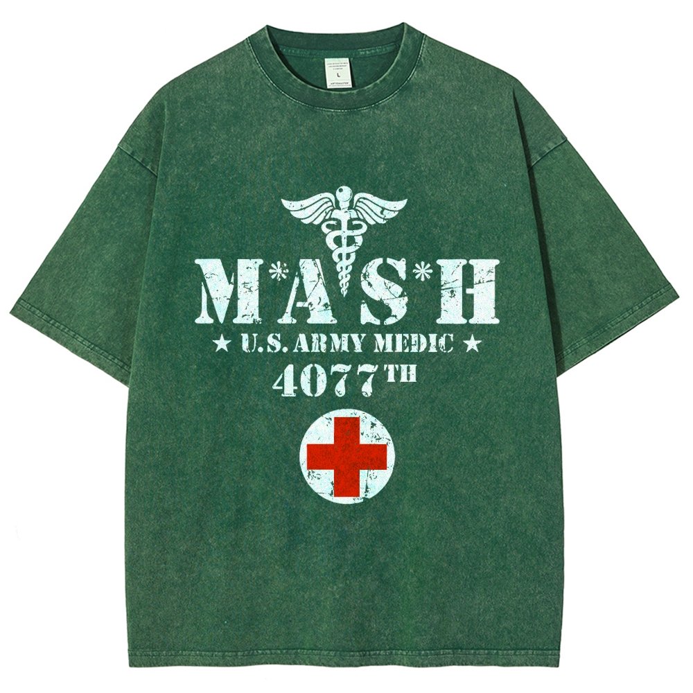 Old School University Vintage Distressed T-shirt