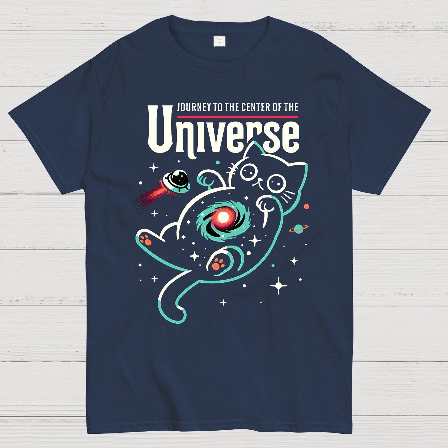 Journey to the Center of the Universe Geek T-Shirt