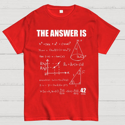 42 The Answer To Life The Universe Geek T-Shirt
