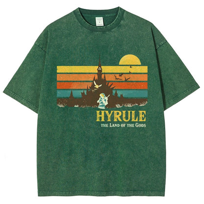 The Land Of Gods Vintage Distressed T-shirt