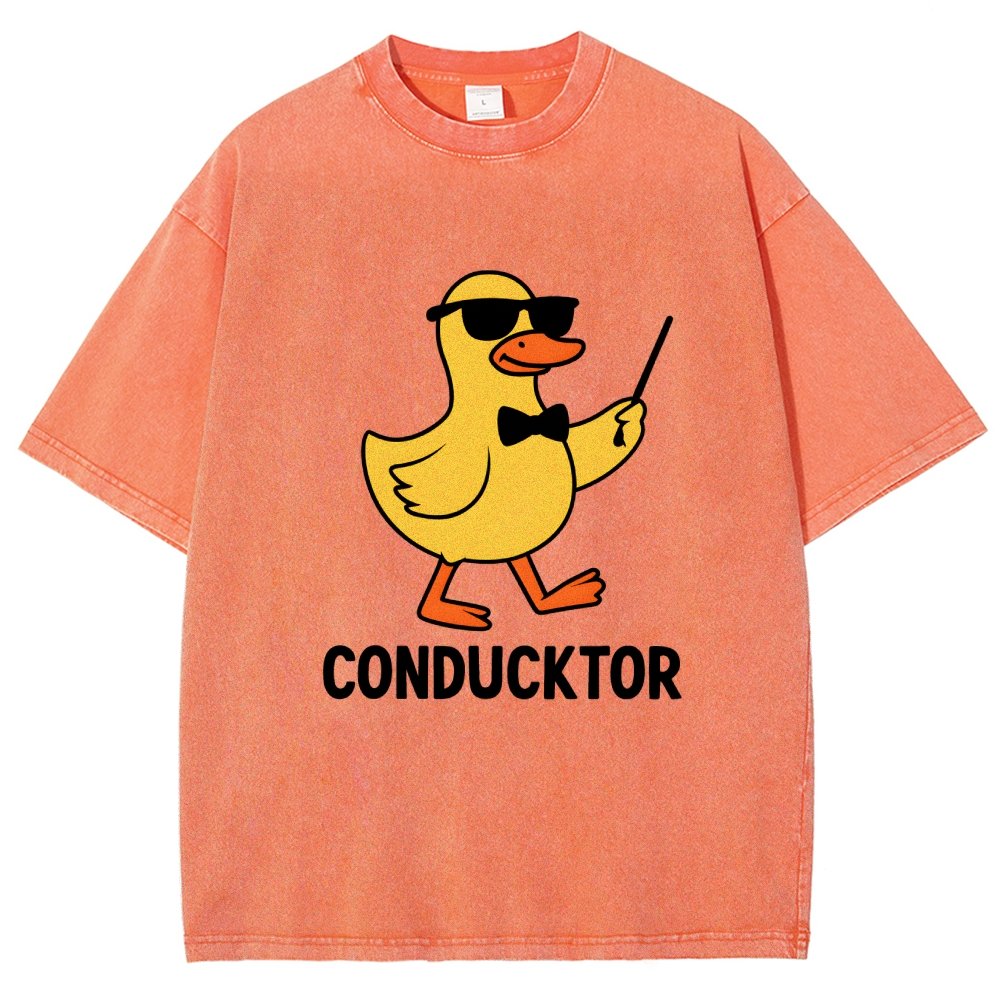 Conducktor Vintage Distressed T-shirt