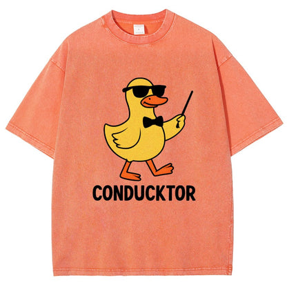 Conducktor Vintage Distressed T-shirt