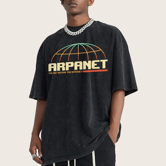 Retro Network Vintage Distressed T-shirt