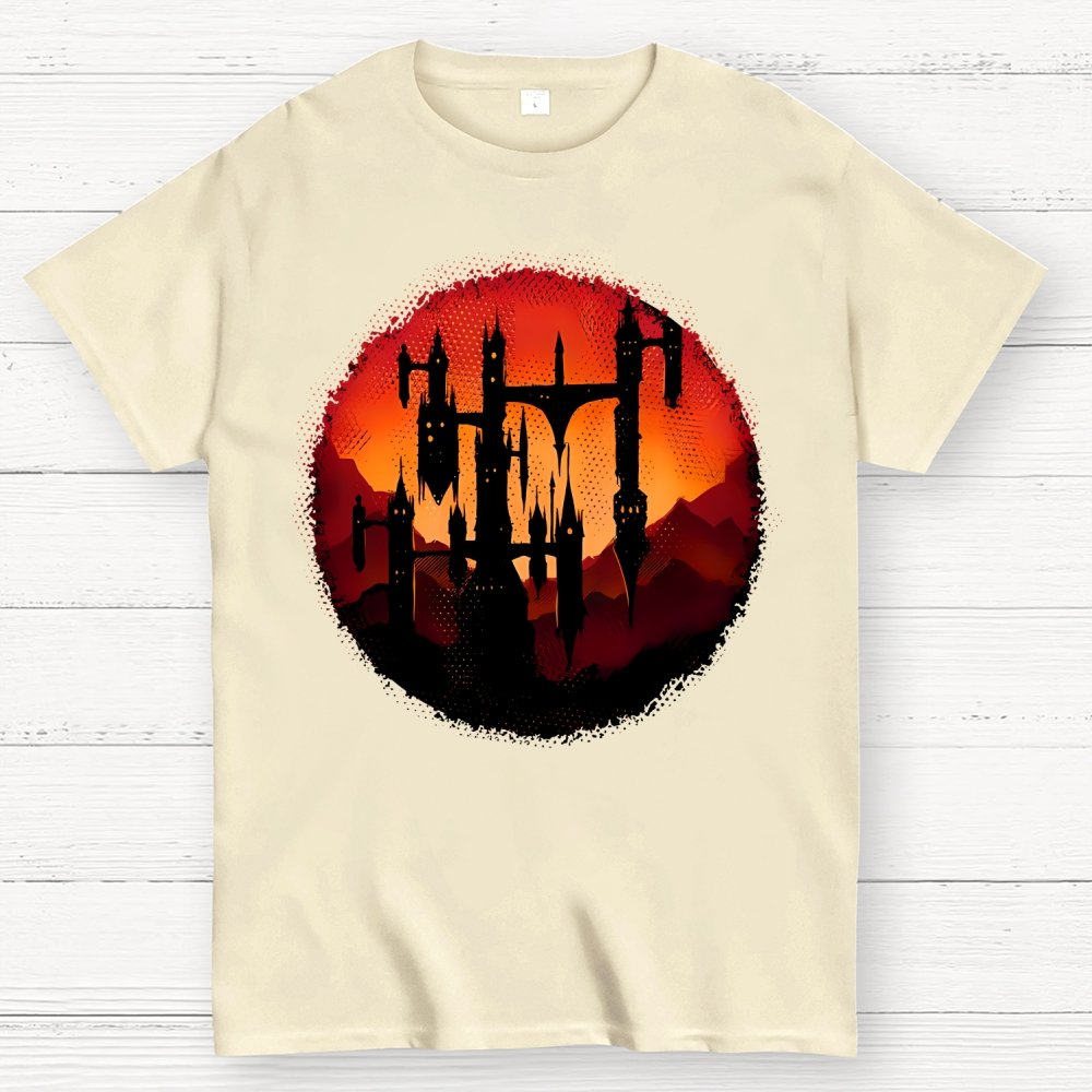 Castle Sunset Geek T-Shirt