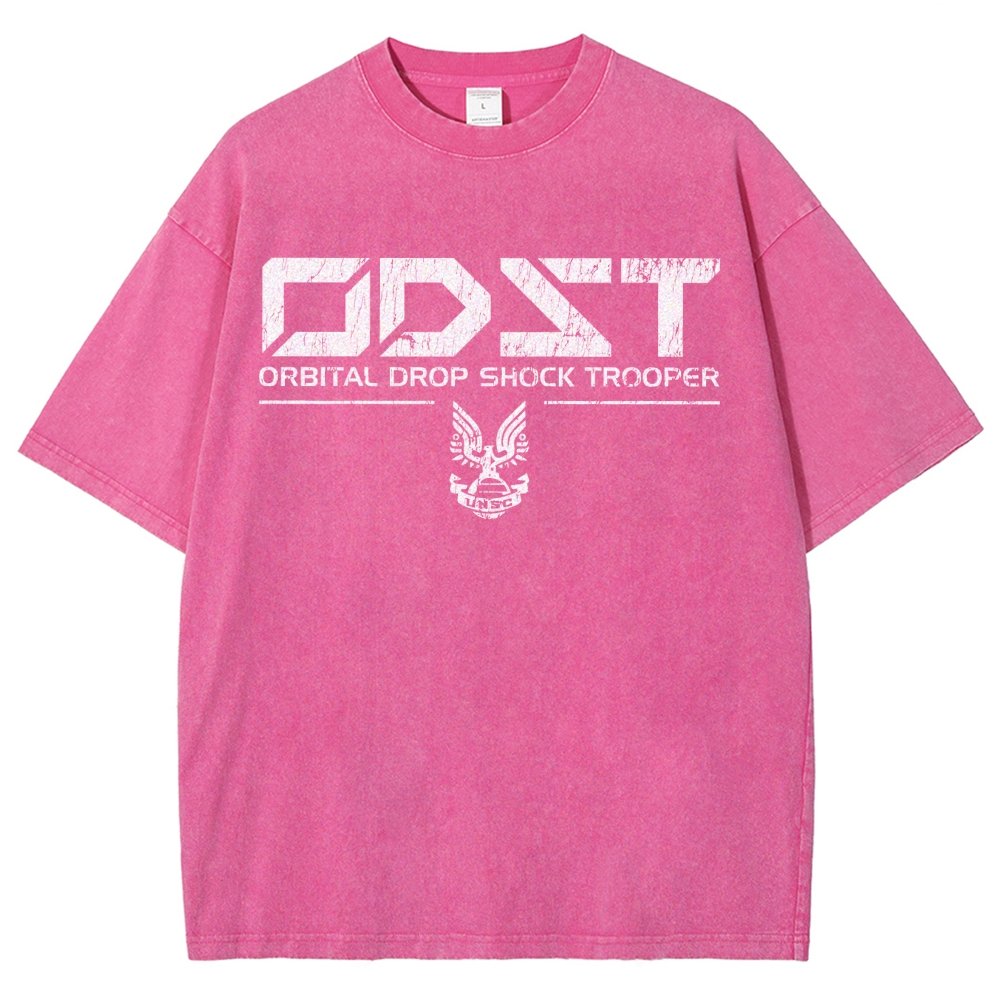 Military White Vintage Vintage Distressed T-shirt