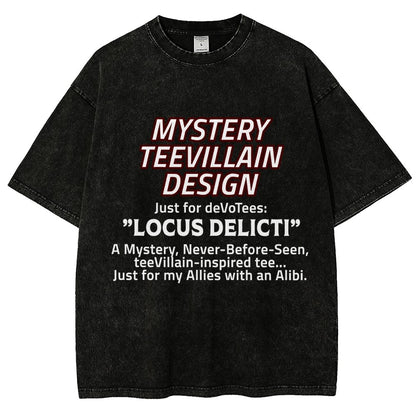 Locus Delicti Vintage Distressed T-shirt