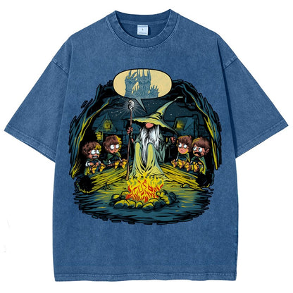 Beware of the Dark One Vintage Distressed T-shirt