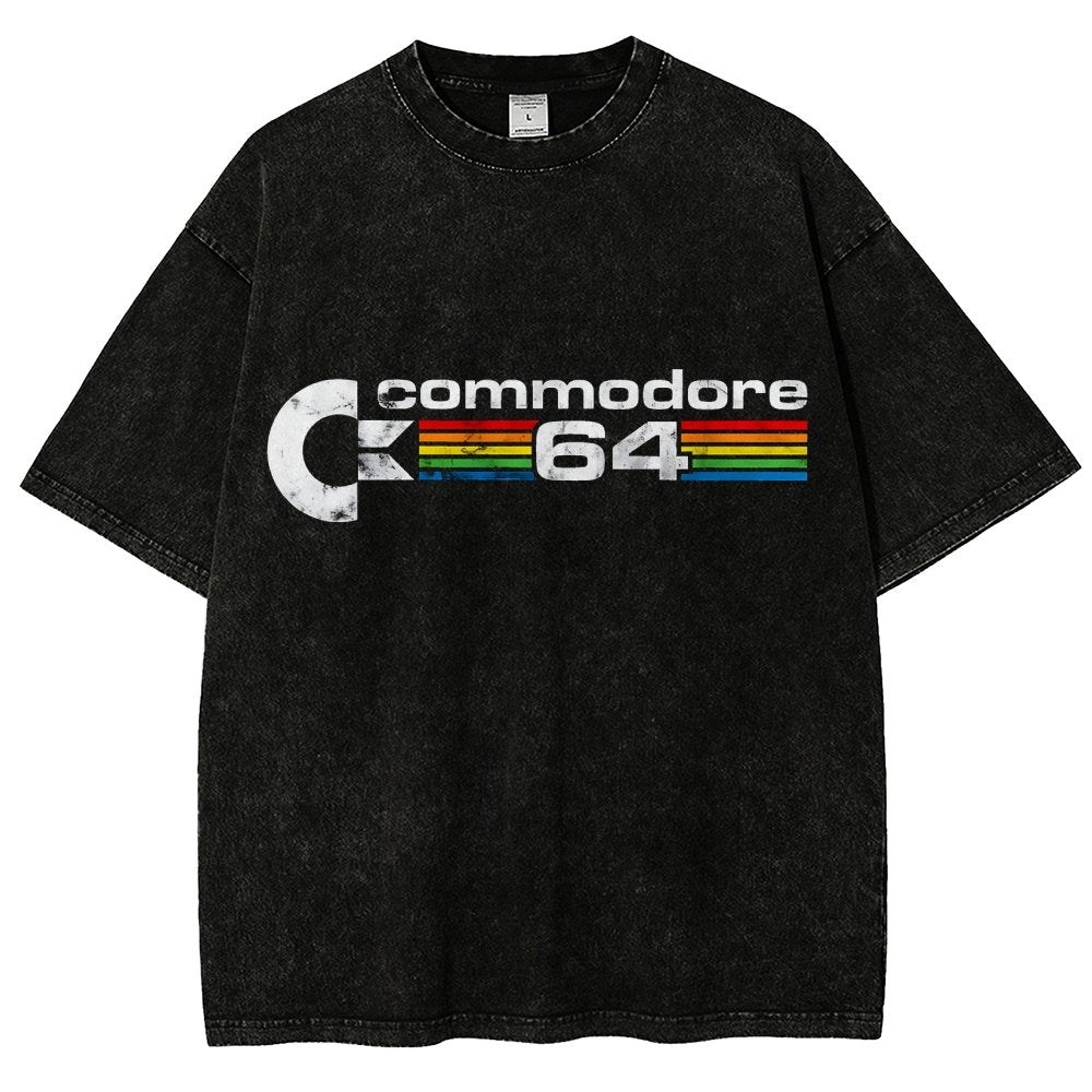 Commodore 64 Retro Vintage Distressed T-shirt
