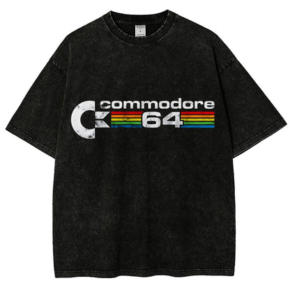 Commodore 64 Retro Vintage Distressed T-shirt