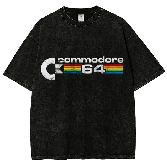 Commodore 64 Retro Vintage Distressed T-shirt