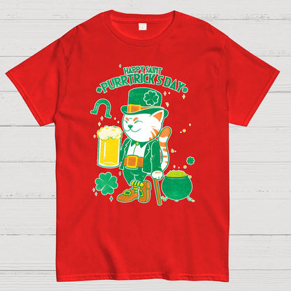 Cat St. Patrick's Day Geek T-Shirt