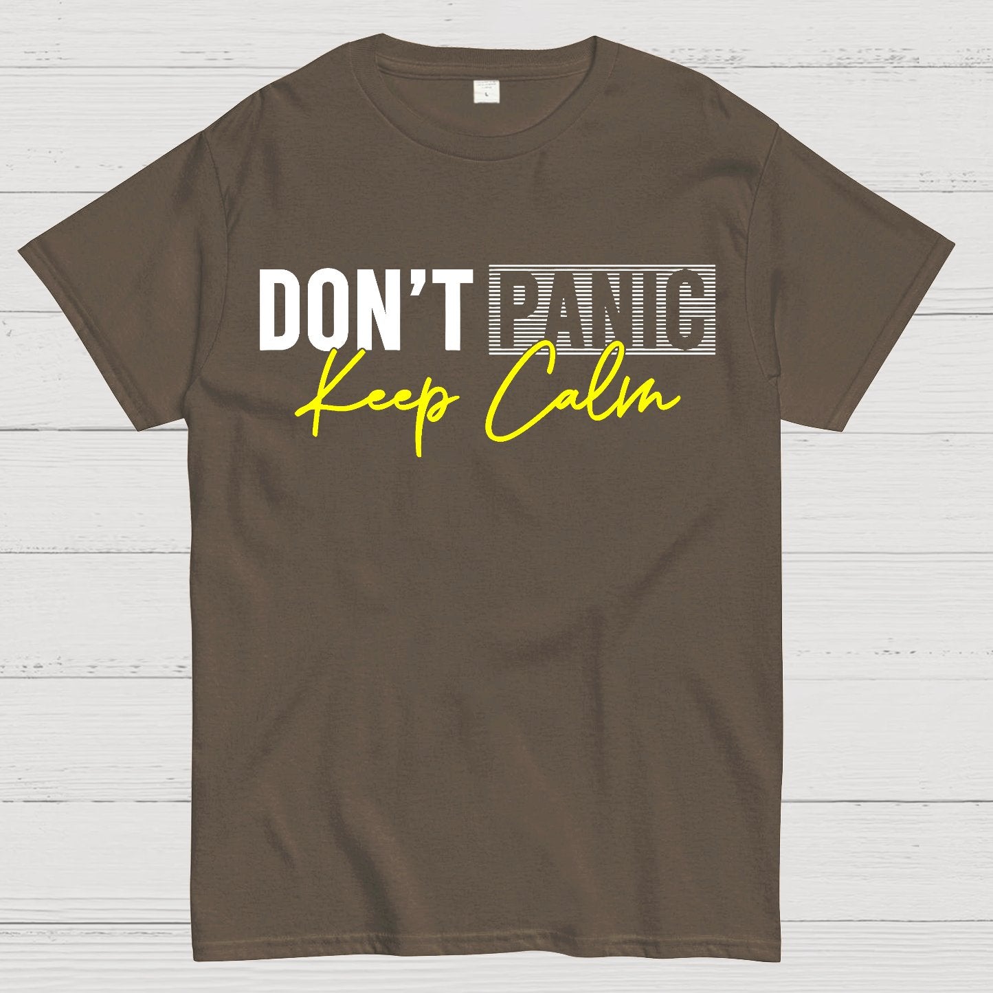 Don't Panic Keep Calm Geek T-Shirt