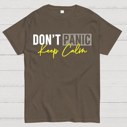 Don't Panic Keep Calm Geek T-Shirt