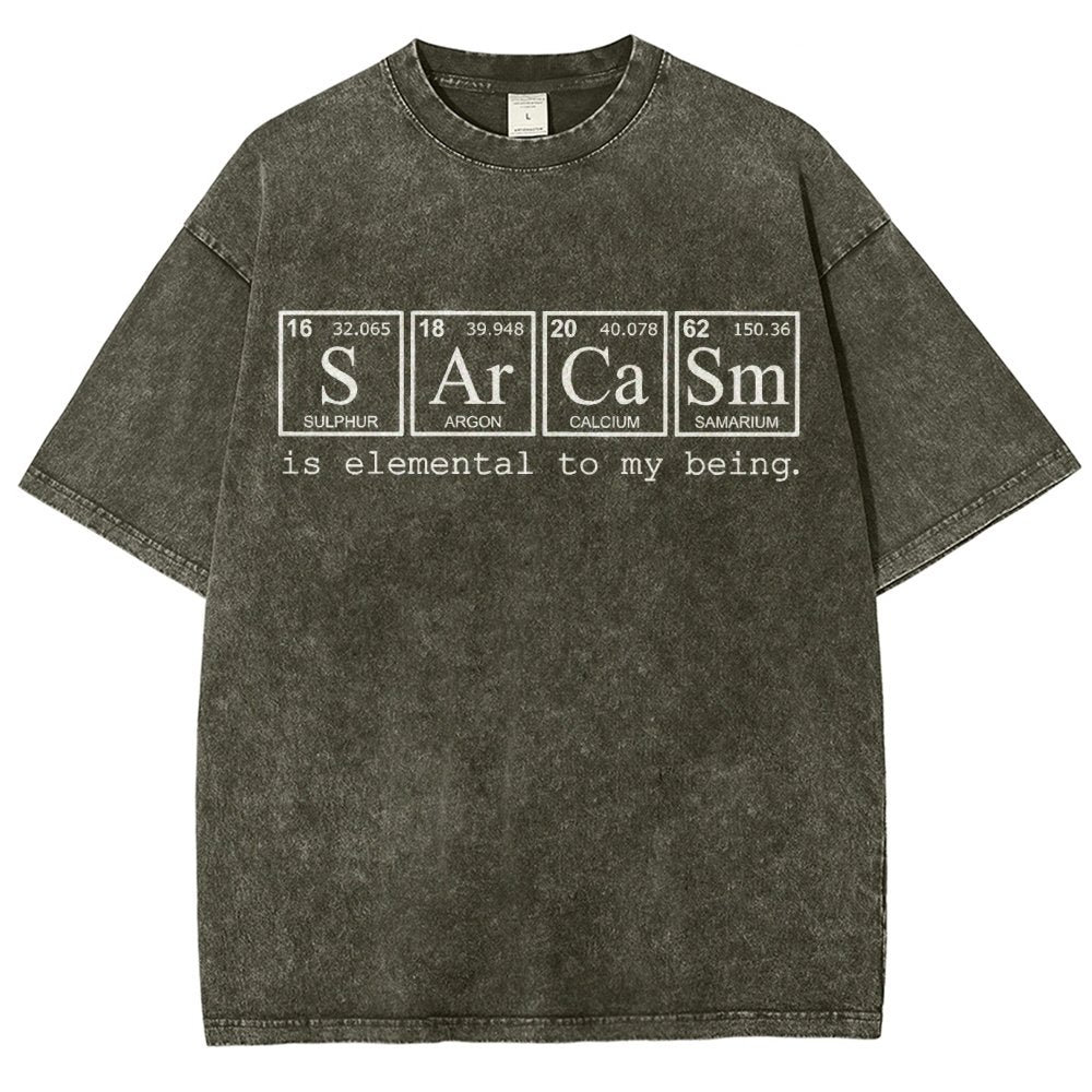 Periodic SArCaSm Vintage Distressed T-shirt