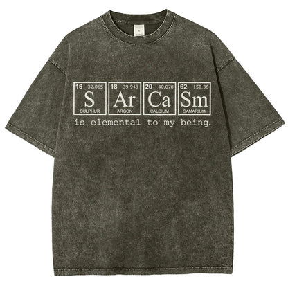 Periodic SArCaSm Vintage Distressed T-shirt