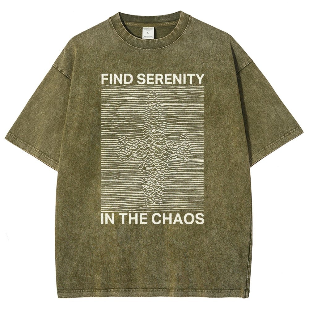 Serenity In Chaos Vintage Distressed T-shirt