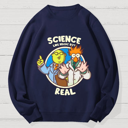 Science Like Magic Geek Cotton Sweatshirt