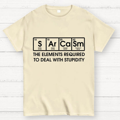 The Elements Required To Deal With Stupidity Geek T-Shirt