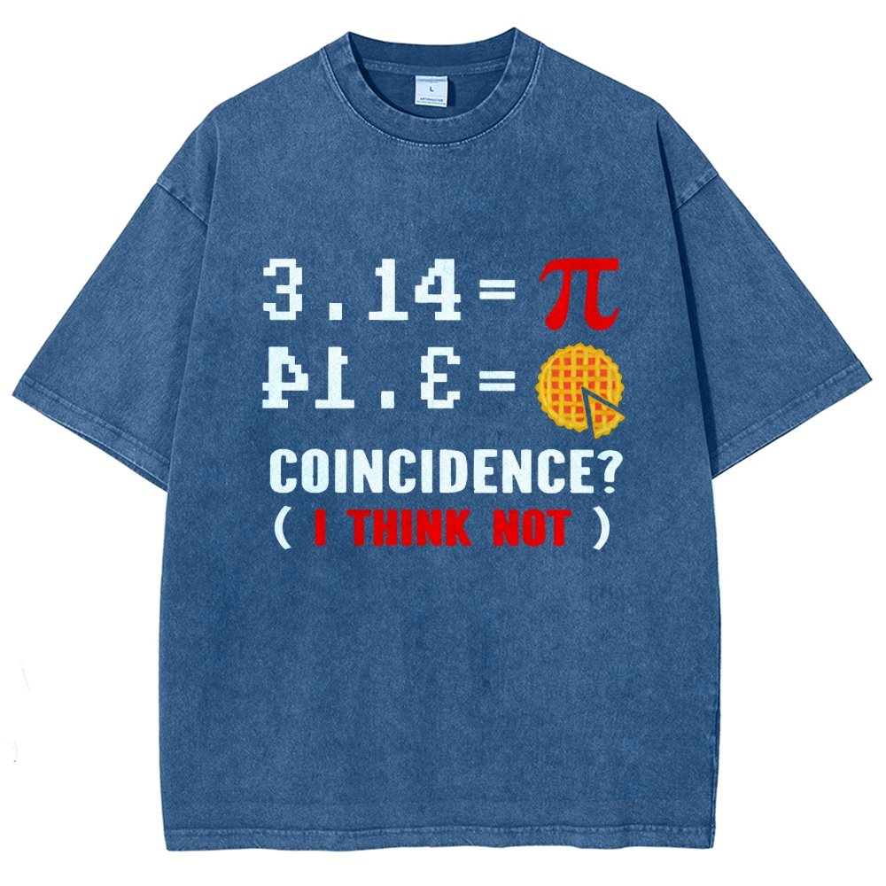 3.14 = pi coincidence (i think not) Vintage Distressed T-shirt