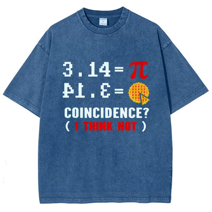 3.14 = pi coincidence (i think not) Vintage Distressed T-shirt