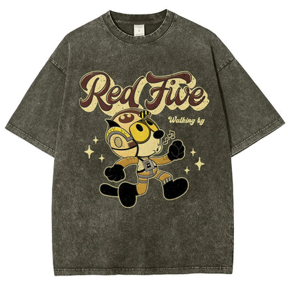 The Rebel Cat Vintage Distressed T-shirt