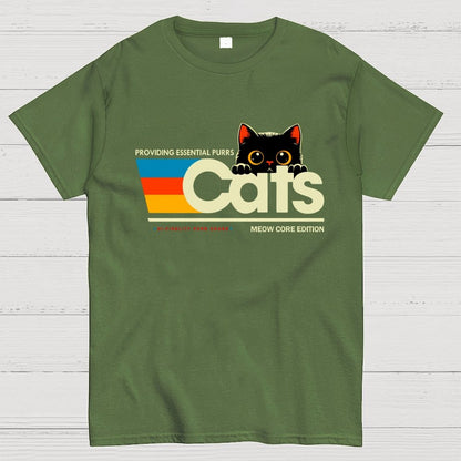 Retro Cats Geek T-Shirt