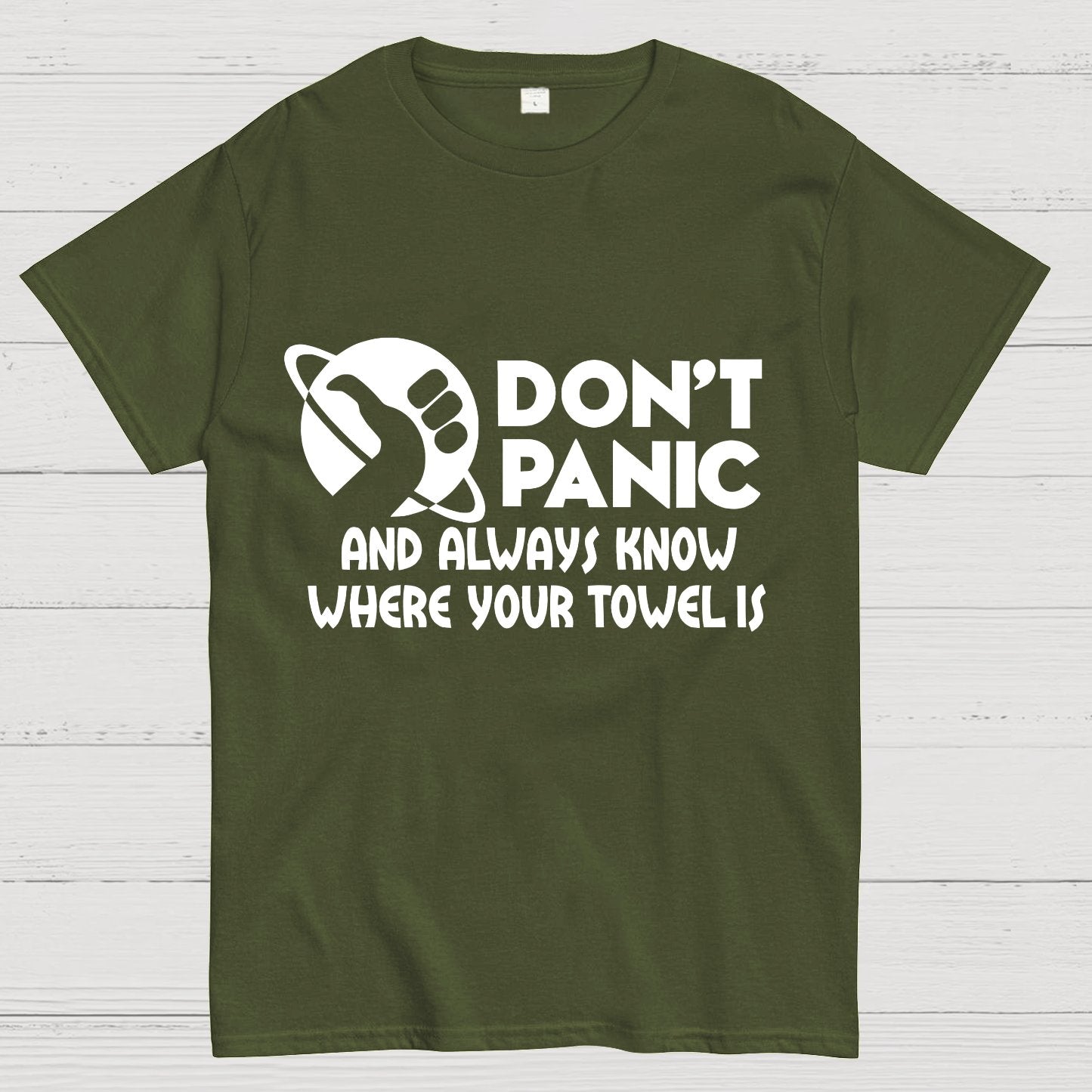 Don't Panic Geek T-Shirt