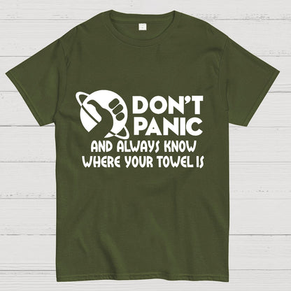 Don't Panic Geek T-Shirt