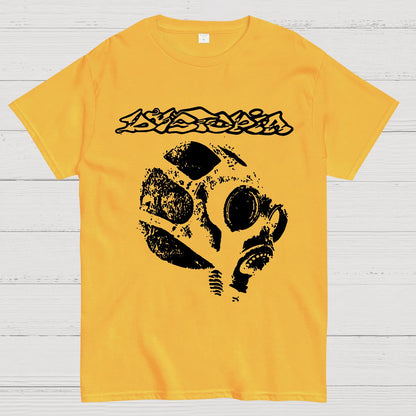 Dystopia - World Gas Mask Back Geek T-Shirt
