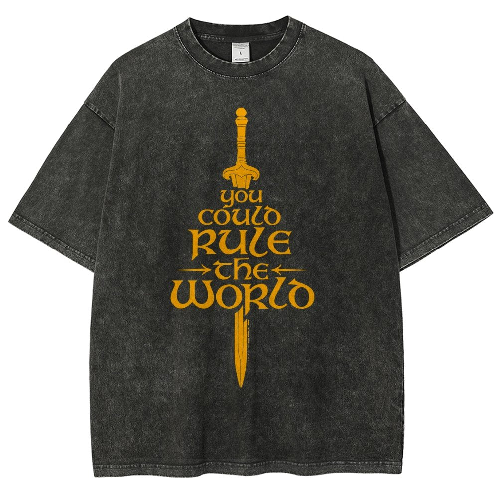 You Could Rule the World Vintage Distressed T-shirt