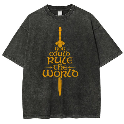You Could Rule the World Vintage Distressed T-shirt