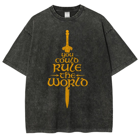 You Could Rule the World Vintage Distressed T-shirt