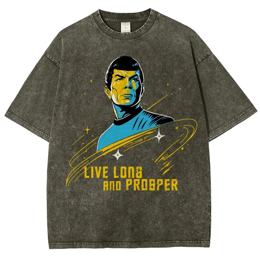 Live long and prosper Vintage Distressed T-shirt
