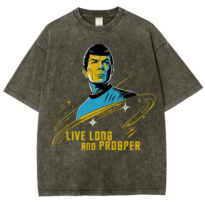 Live long and prosper Vintage Distressed T-shirt