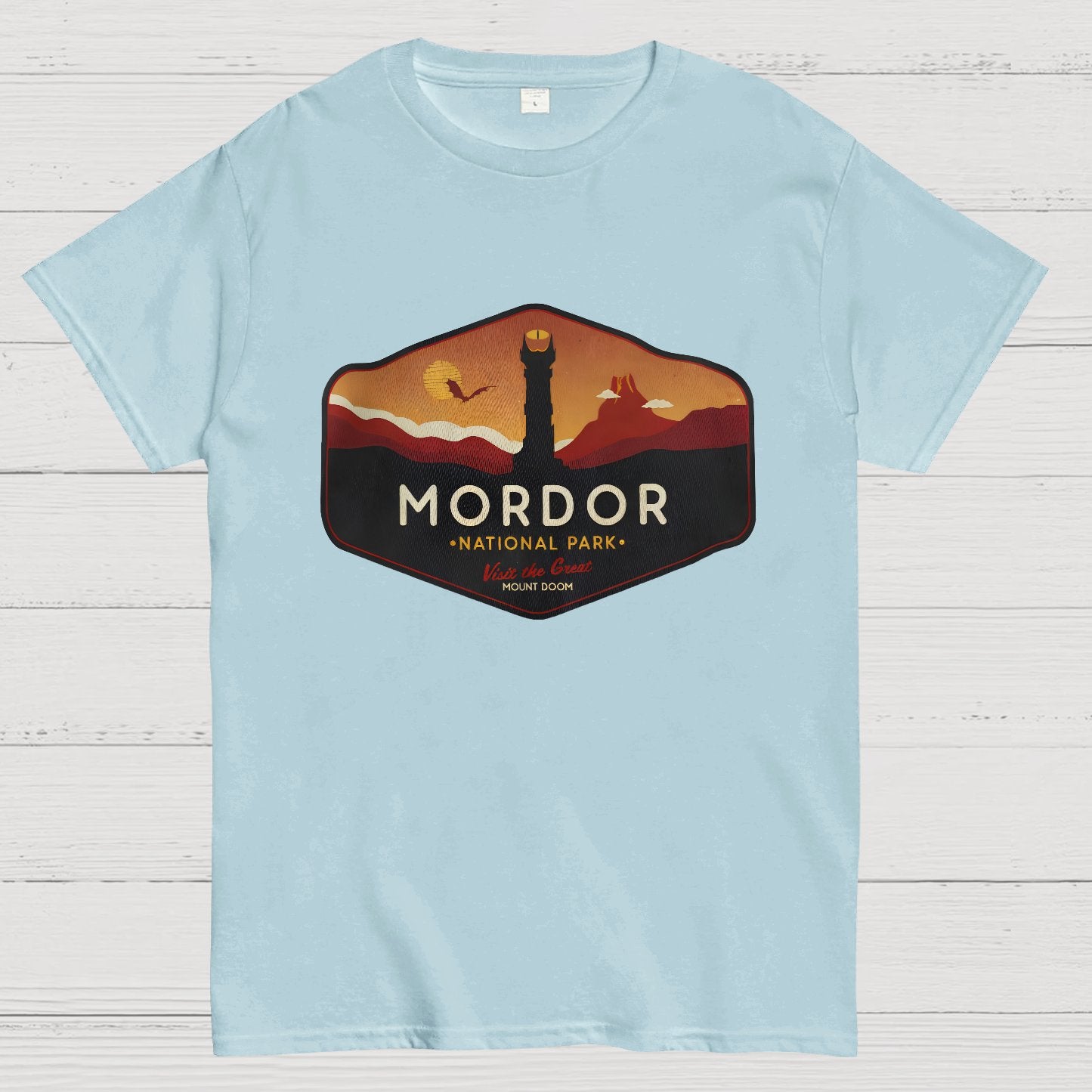Mysterious Realm National Park Nerdy T-Shirt
