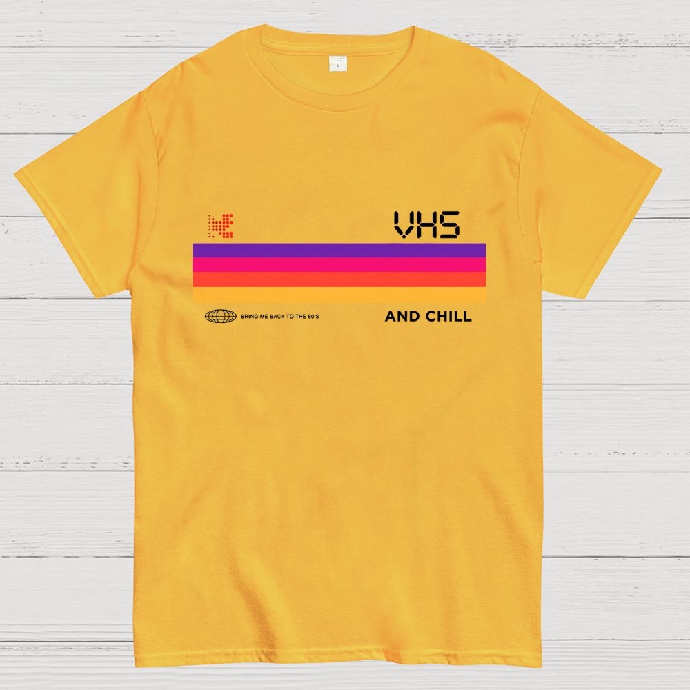 Vhs And Chill Geek T-Shirt
