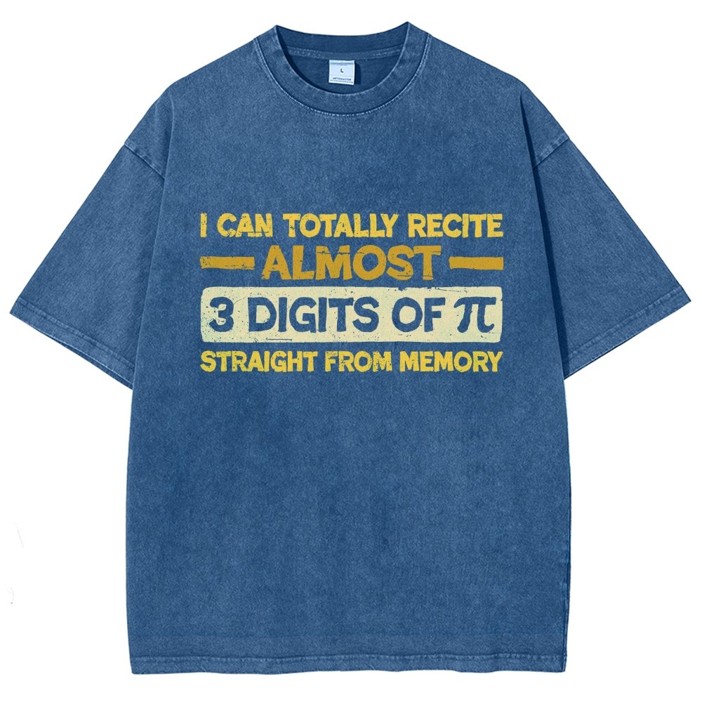 3 Digits Of Pi Vintage Distressed T-shirt