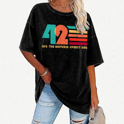 The Answer Is 42 Vintage Distressed T-shirt