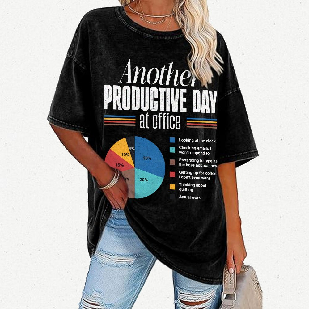 Another Productive Day Vintage Distressed T-shirt
