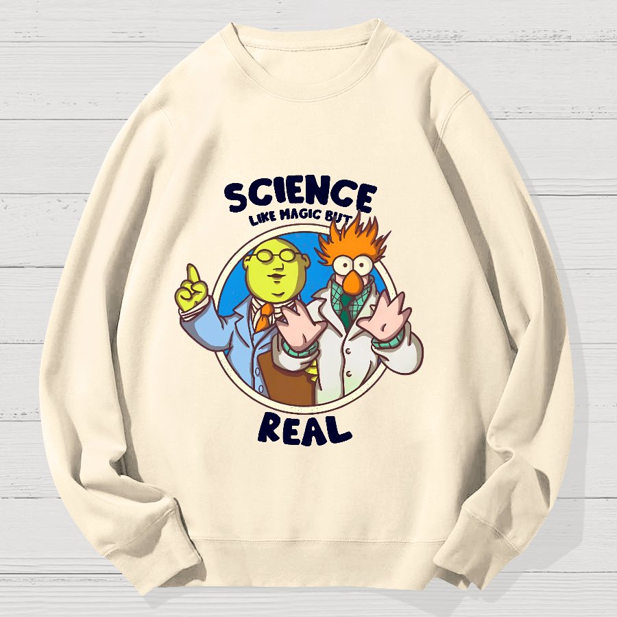 Science Like Magic Geek Cotton Sweatshirt