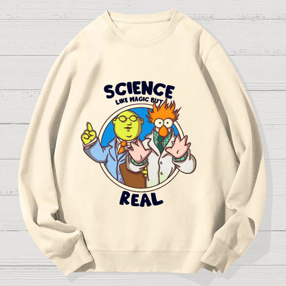 Science Like Magic Geek Cotton Sweatshirt