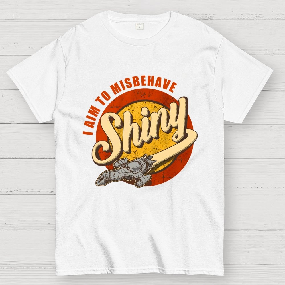 Shiny I Aim to Misbehave Geek T-Shirt 2509001385