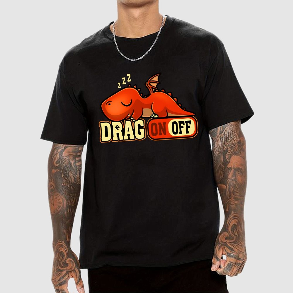 Drag On Off Geek T-Shirt