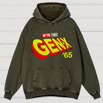Gen-X ’65 Vintage Distressed Hoodie