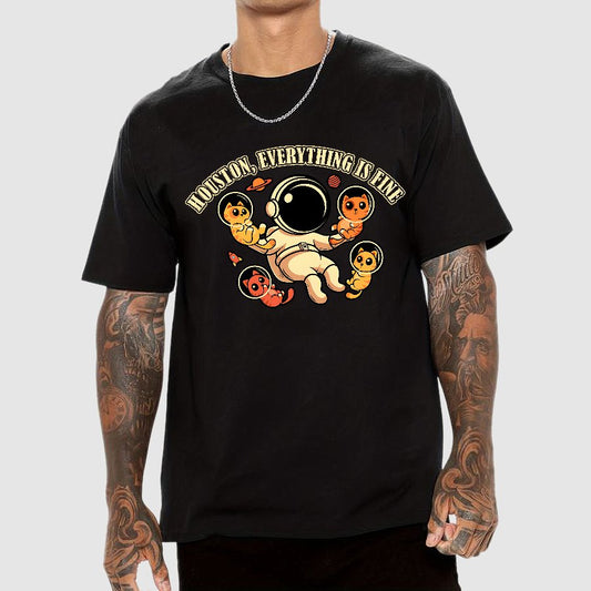 Houston Everything is Fine Geek T-Shirt