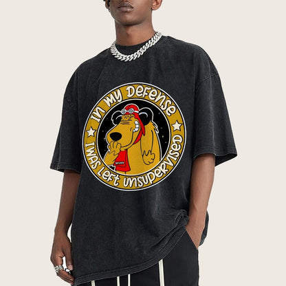 In My Defense I Was Left Unsupervised Vintage Distressed T-shirt